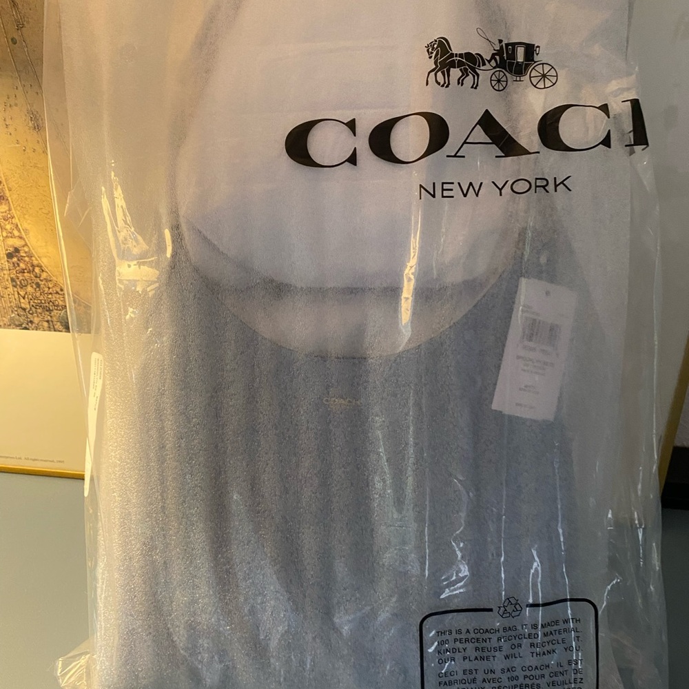 NWT Coach Limited Edition Brooklyn 28 Shoulder Bag In Bluebell - Picture 4 of 6